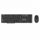 Клавиатура/мышь (беспроводной комплект) AlterAcs K003-ORE+M005-ORE (KM001-ORE Black)