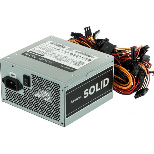 Блок питания  700W ATX Chieftec Solid GPP-700S, 12см, Active PFC