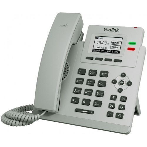 IP Телефон YEALINK SIP-T31P светло-серый, 2 аккаунта, PoE, БП в комплекте, шт