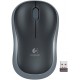 Мышь Logitech M185 черный/серый оптическая 1000dpi беспров. USB1.1 для ноутбука 2but