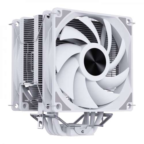 Кулер Cybercomp S120D White PWM, TDP135W, Socket 1700/1200/AM5/AM4, 4 тепл.трубки