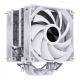Кулер Cybercomp S120D White PWM, TDP135W, Socket 1700/1200/AM5/AM4, 4 тепл.трубки