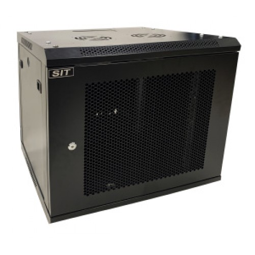 Шкаф 19" телекоммуникационный настенный 18U SIT-WM183M дверь металл размеры(ШхГхВ) 600*600*901мм