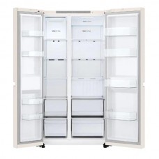 Холодильник Side by Side LG GC-B257KEHW бежевый Холодильник Side by Side LG GC-B257KEHW бежевый