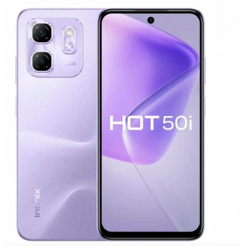 Смартфон 6.7" Infinix HOT 50i 128 ГБ фиолетовый