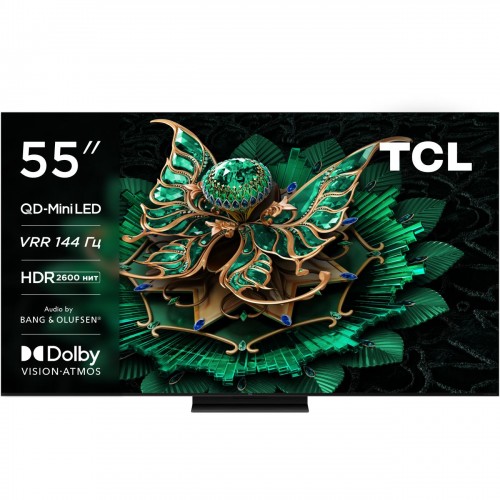 Телевизор 55" (139 см) TCL 55C7K черный