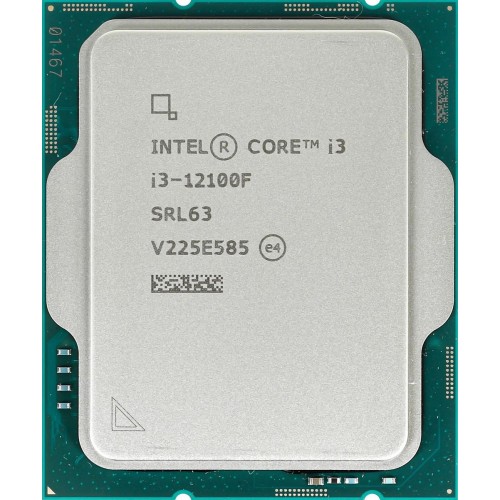 Процессор Intel Core i3-12100F OEM, S1700 (3.3Ghz/12Mb/4Core/without graphics/TDP 65W)
