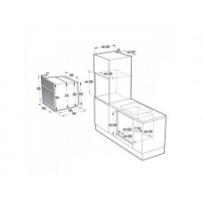 Электрический духовой шкаф Gorenje BSA6747DGWI черный