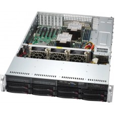 Сервер Supermicro 2U 621P-TRT / 2x4514Y/ 2x32Gb/ 1xPM893 480GB SATA/ 2x1200W/ SFT-DCMS-Single/1st co