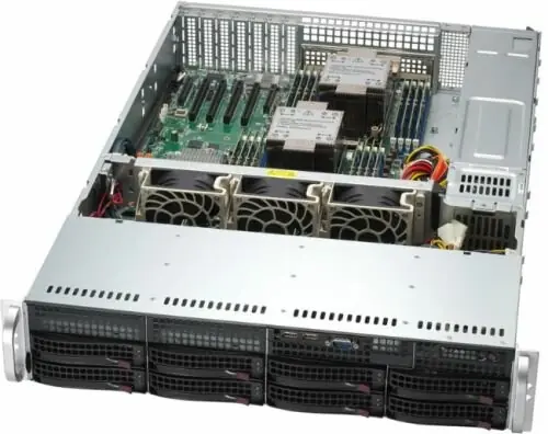 Сервер Supermicro 2U 621P-TR / 2x4514Y/ 2x32Gb/ 1xPM893 480GB SATA/ 2x1200W/ SFT-DCMS-Single/1st con