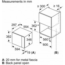 Встраиваемая микроволновая печь BOSCH BFL524MB2