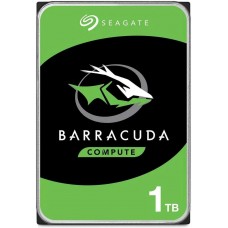 Жесткий диск Seagate Barracuda HDD SATA 1Tb, 7200 rpm, 256Mb buffer, 512e/4kn, SMR, ST1000DM014, 1 y
