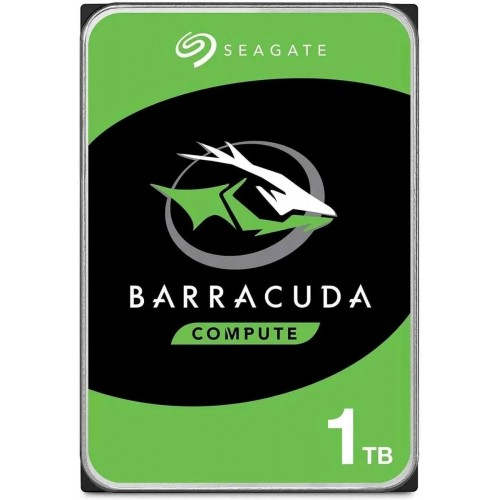 Жесткий диск Seagate Barracuda HDD SATA 1Tb, 7200 rpm, 256Mb buffer, 512e/4kn, SMR, ST1000DM014, 1 y