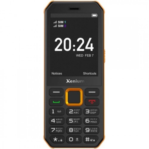 Мобильный телефон Philips Xenium X300 черный/оранжевый