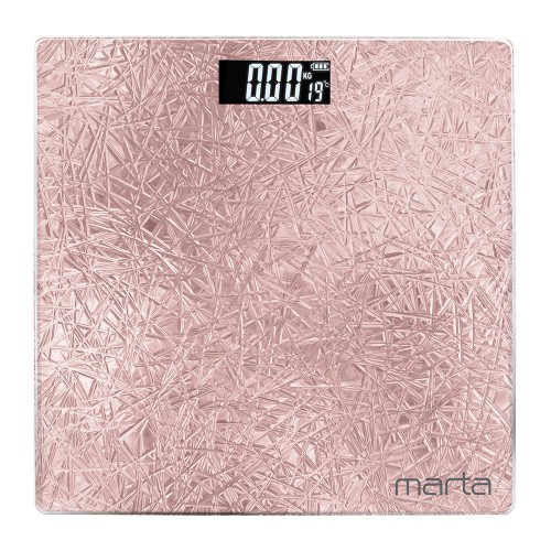 Весы напольные Marta MT-1679 розовые