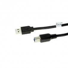 Кабель USB 2.0 Am-microBm GOLD 2A Square connector 1m, black