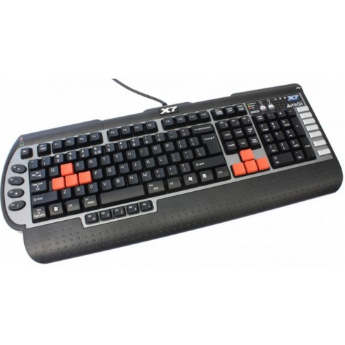 Клавиатура A4 X7-G800 черный PS/2 Multimedia Gamer