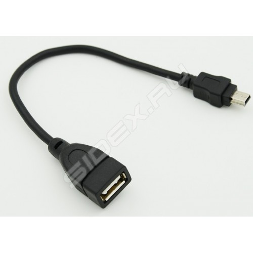 Кабель USB Am-microUSBm 0.2м BURO черный