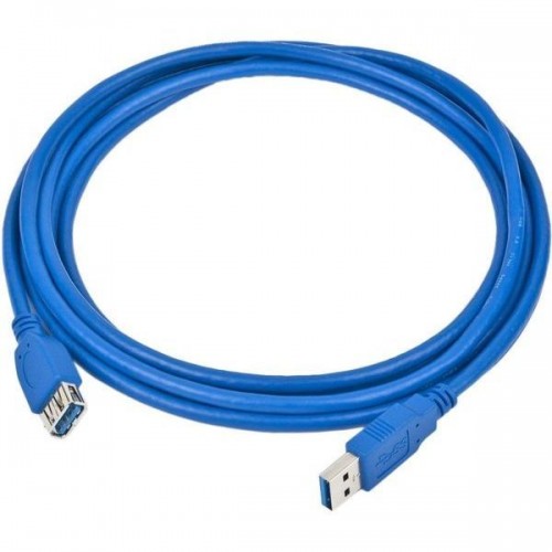 Кабель USB 3.0 Am-Af 3м, синий
