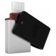 Накопитель USB 3.0 Flash Drive  8Gb Silicon Power Mobile X31 OTG, microUSB Черный (SP008GBUF3X31V1K)