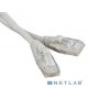 Патч-корд UTP Cat.5е, LSZH Hyperline, 1m, серый (PC-LPM-UTP-RJ45-RJ45-C5e-1M-LSZH-GY)