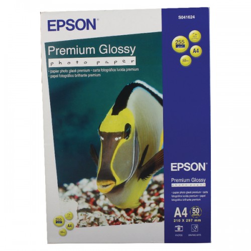 Бумага Epson А4, 255 г/м2, 50 листов, premium glossy (C13S041624)
