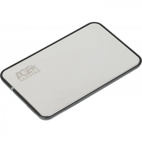 Внешний корпус AgeStar 3UB2A8S-6G HDD/SSD 2.5" USB3.0, silver (3UB2A8S-6G (SILVER))