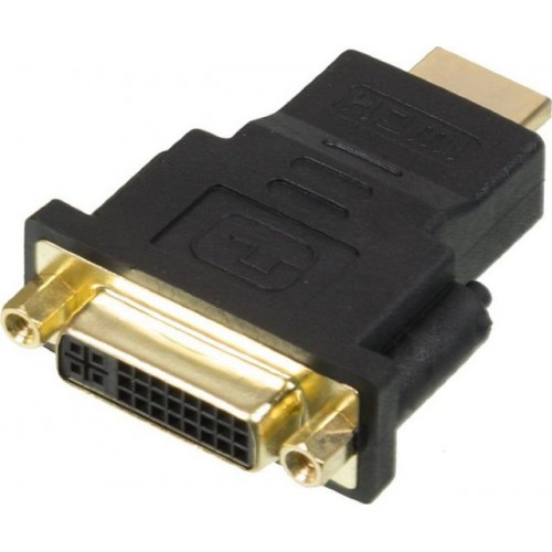 Переходник DVI(f) -> HDMI(m) BURO black (HDMI-19M-DVI-D(F)-ADPT)
