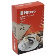 Фильтры для кофе Filtero №2/80 коричневый 80шт.