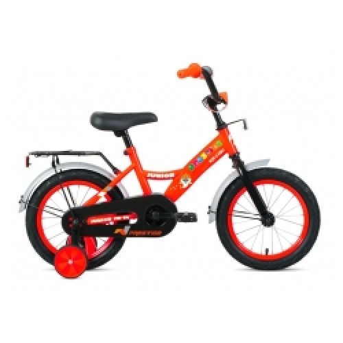 Велосипед 14" городской детский PRESTIGE JUNIOR FN-14 ярко-оранжевый