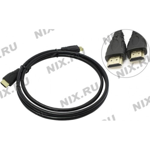 Кабель Hama H-11964 HDMI(m) - HDMI(m) 1.5m, GOLD black