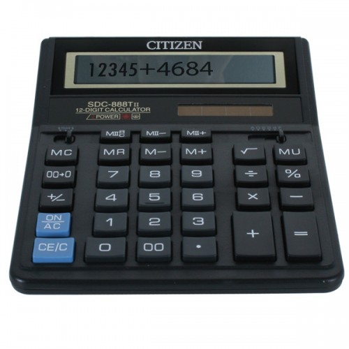 Калькулятор Citizen SDC-888 (TII) бухгалтерский 12 разрядов (SDC-888)