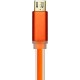 Кабель USB 2.0 Am - MicroUSB, 1m, реверсивный, индикатор заряда, оранжевый, ACD Smart (ACD-U915-M2O)