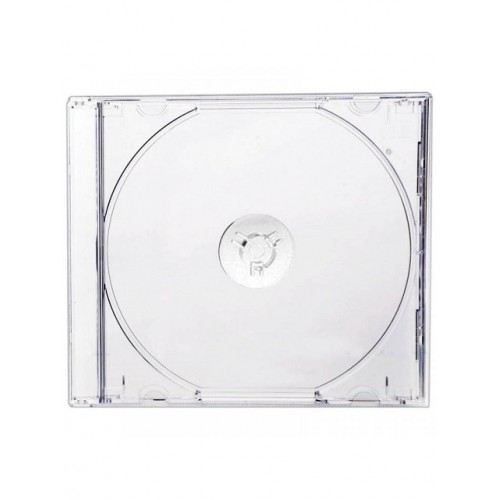 Коробка для 1 CD Slim, 1шт., прозрачный, Hama Slim Box