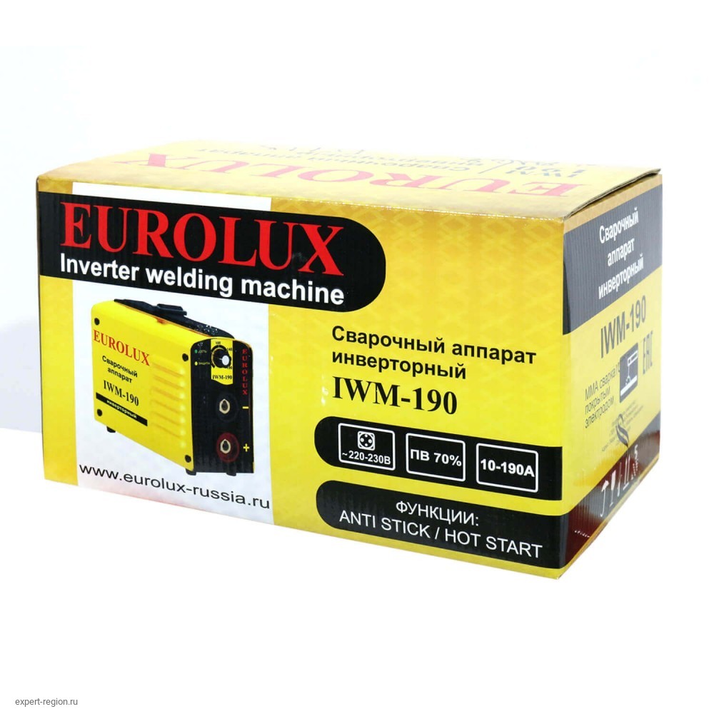 Eurolux iwm190. Сварочный инвертор Eurolux iwm190. Сварочный аппарат Eurolux iwm190 65/27. Сварочный аппарат инверторный iwm190 Eurolux. Eurolux IWM-190, MMA.