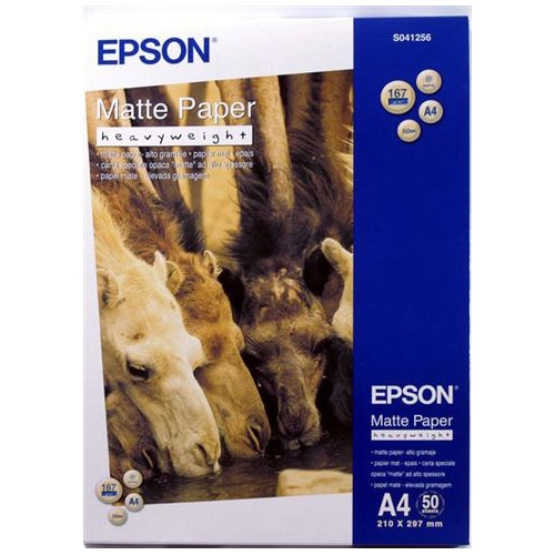 Бумага Epson А4, 167 г/м2, 50 листов, matte (C13S041256)