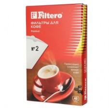 Фильтры для кофе Filtero №2/40 белый