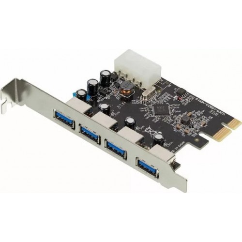 Контроллер PCI-E 4xUSB 3.0 VIA VL805, Bulk