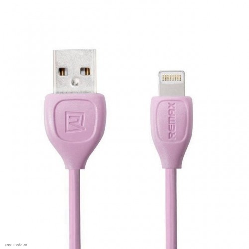 Кабель USB - Apple lightning Remax RC-050i Lesu для Apple iPhone 5 100см (pink)