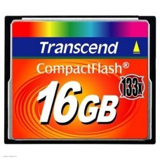 Карта памяти Compact Flash 16Gb Transcend 133x (TS16GCF133)