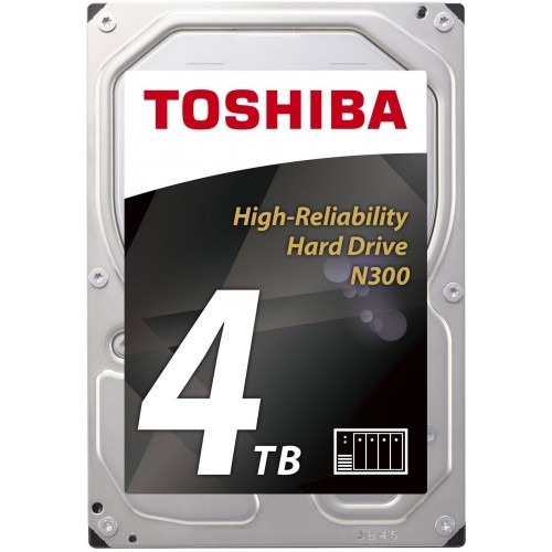 Накопитель SATA HDD 4000 Gb SATA3 Toshiba 7200rpm 128Mb 3.5" (HDWQ140EZSTA)