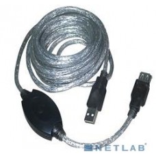 Кабель USB 2.0 Am-Af-repeater VCOM, удлинитель активный 25м, (VUS7049-25m)