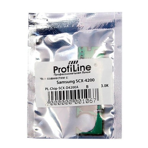 Чип ProfiLine PL-Chip-SCX-D4200A для Samsung SCX-4200 (3000стр), черный