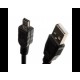 Кабель USB 2.0 Am-DC 2.5mm 0.7м  Cablexpert Black (CC-USB-AMP25-0.7M)