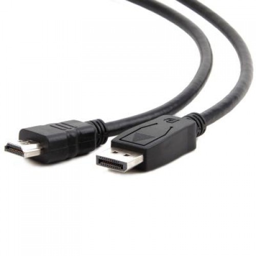 Кабель DP - HDMI Gembird/Cablexpert, 1.8m, черный (CC-DP-HDMI-6)