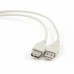 Кабель USB 2.0 Am-Af BURO 0.75м, white (USB2.0-AM-AF-0.75M)