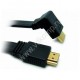 Кабель HDMI-HDMI v1.4 угловой Krauler, 7.5m (KR-HDMI1.4/90-7.5)