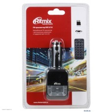 Автомобильный FM-модулятор Ritmix FMT-A710 black microSD USB PDU (FMT-A710)